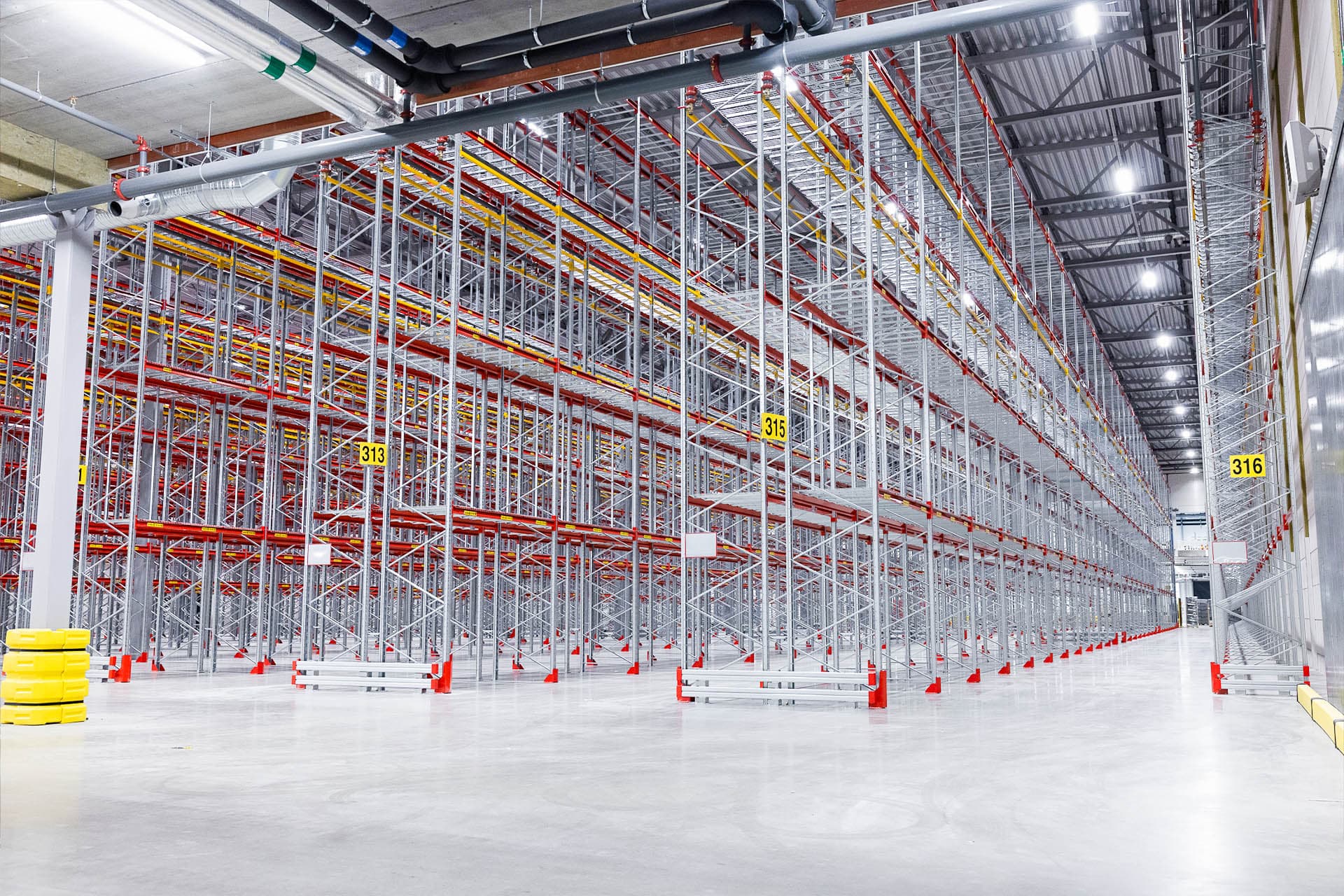 22 000 pallplasser fordelt på fem lagerhaller
